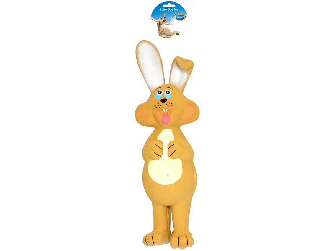Latex Toy Pop Up Rabbit S - 23x6x7cm Multicolour Pets Qatar
