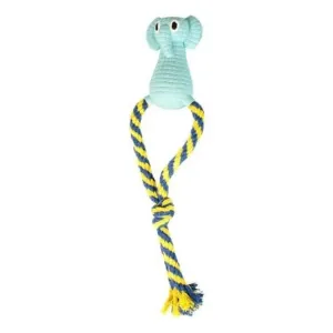 Latex With Rope Buffalo/Crocodile/Elephant 6,1x8,1x38,9cm mixed colors Pets Qatar
