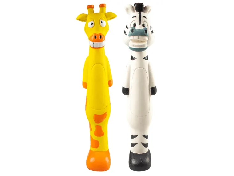 Latex zebra/giraffe stick 6x7x30,5cm mixed colors Pets Qatar