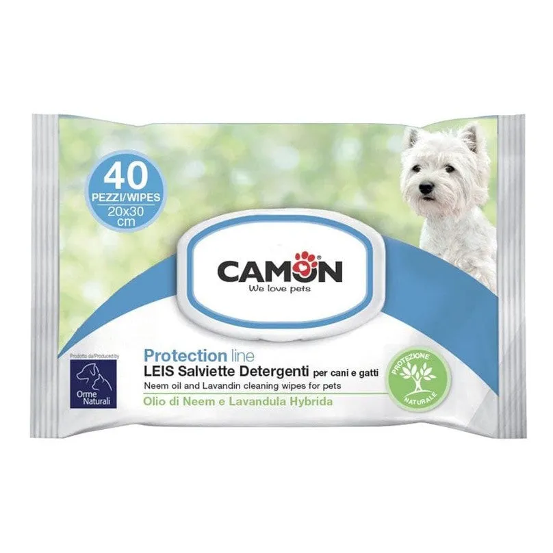 Leis Cleansing Wipes - 40Pcs Pets Qatar