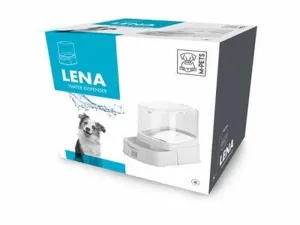 LENA WATER DISPENSER - 3000 ML WHITE & TRANSPARENT Pets Qatar