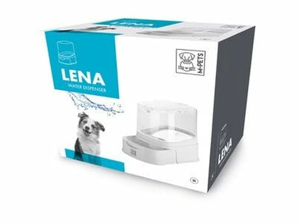 LENA WATER DISPENSER - 3000 ML WHITE & TRANSPARENT Pets Qatar