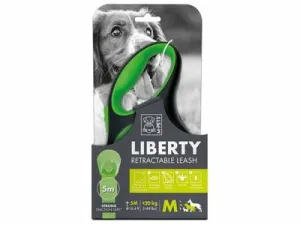 LIBERTY Dog Retractable Leash Blue - M / Green Pets Qatar