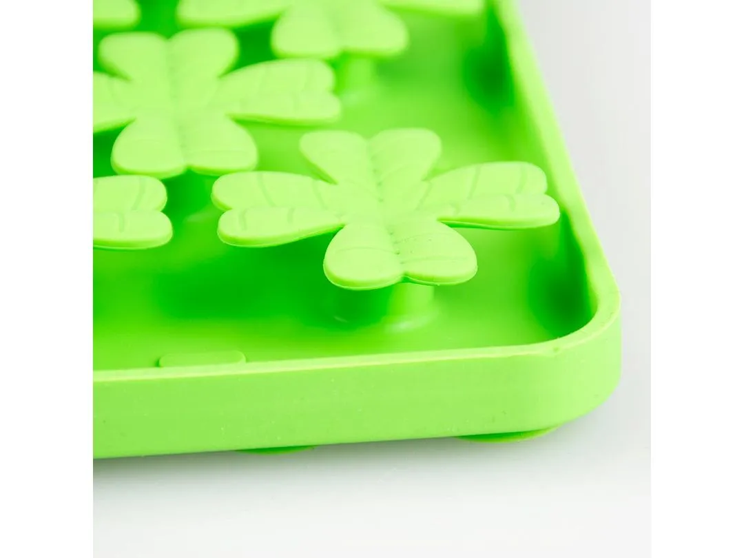 Lick mat flower 20x20x2,2cm green Pets Qatar