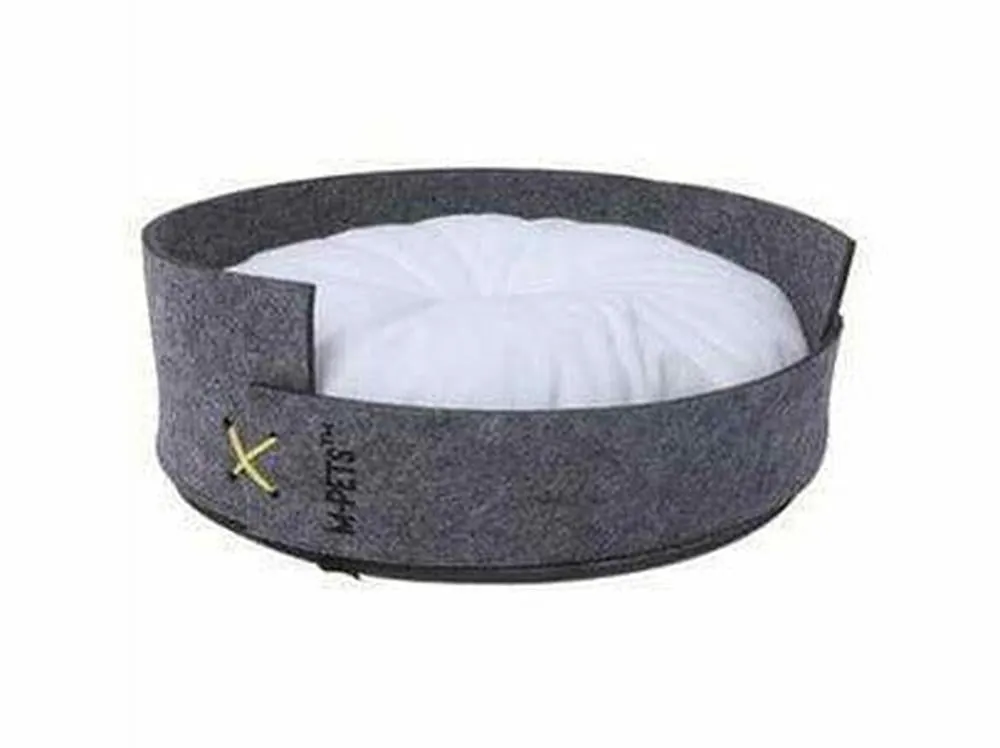MAUI FELT BASKET YELLOW & GRAY Pets Qatar