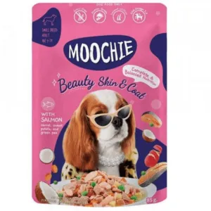 Moochie Casserole With Salmon (Beauty Skin )  85G  Pouch Pets Qatar