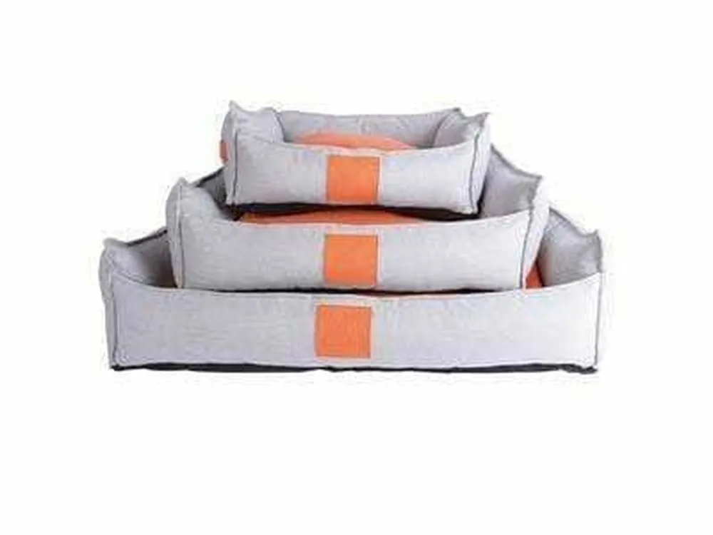 MOON BED - L ORANGE &  GRAY Pets Qatar
