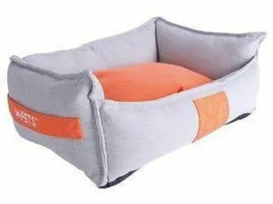 MOON BED - M ORANGE &  GRAY Pets Qatar