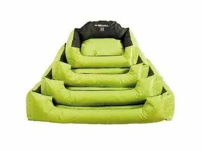 Natuna Basket - Xl // Size: 120 X 95 X 26Cm Lemon Green & Grey Pets Qatar