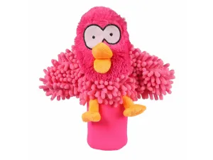 Oohoo bottle squeaker 27cm pink Pets Qatar