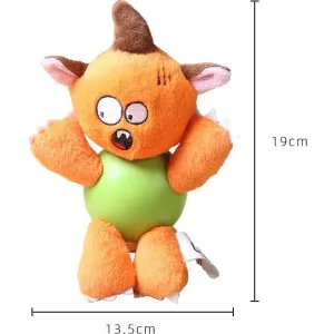 Orange Monster Plush Animal Toys Pets Qatar
