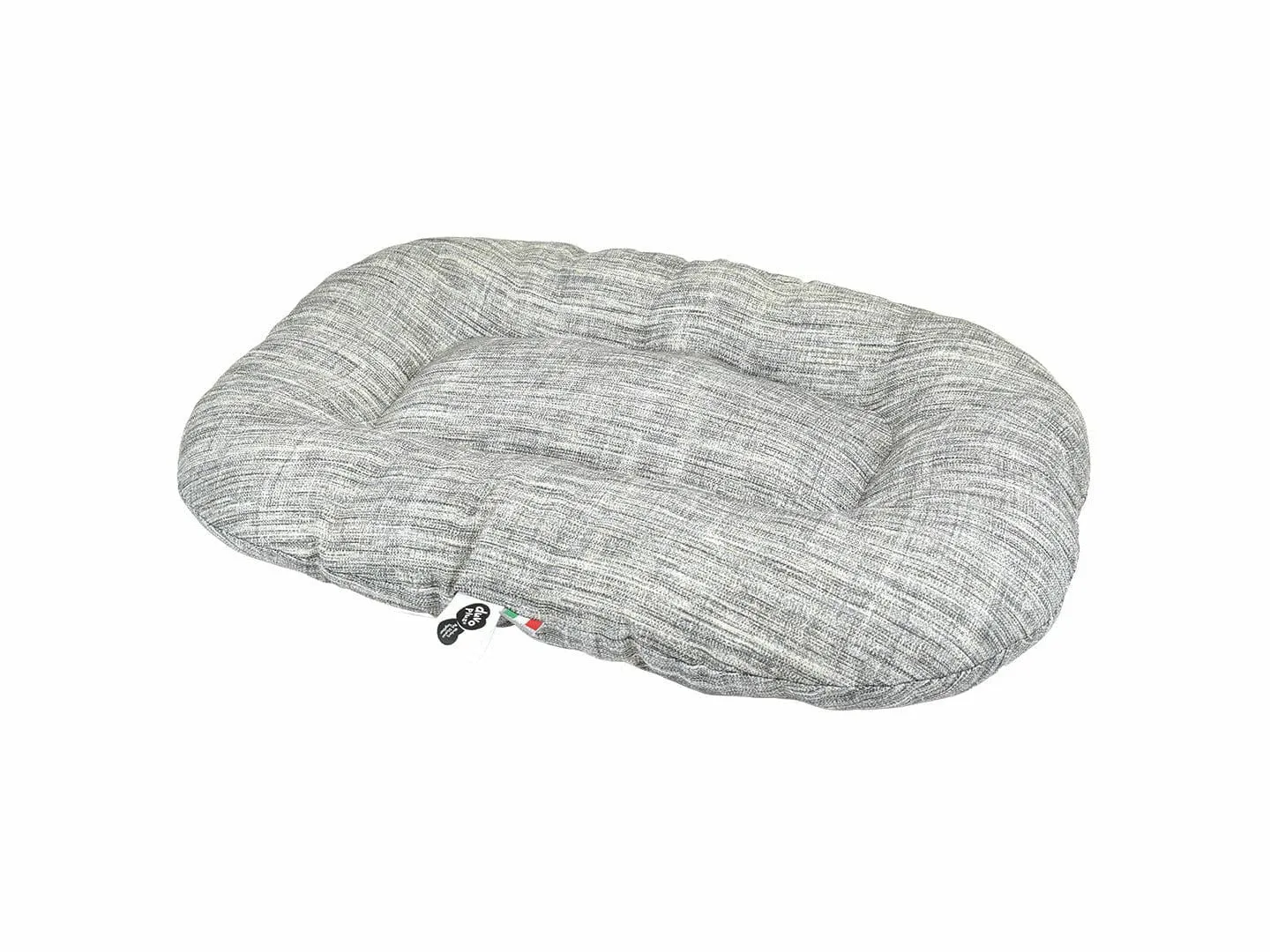 Oval cushion sewn Cliff 71x52x7,5cm grey Pets Qatar