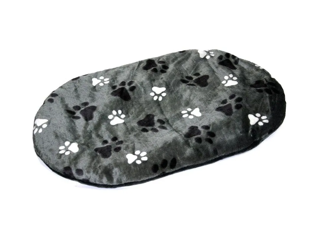 Oval Cushion With Paw Print 44X31X5Cm Pets Qatar