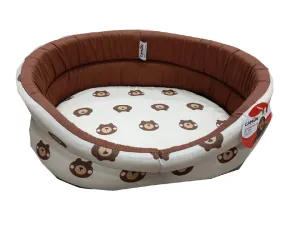 Oval pet bed set "Teddy" Pets Qatar