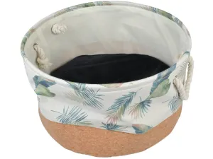 Palm Cork & Poly basket round L - 45x45x25cm Multicolour Pets Qatar
