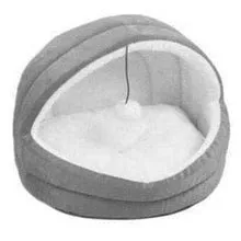 Pawise Cat Igloo Bed-Gray Pets Qatar