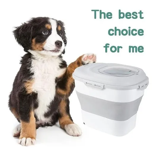 PAWISE Foldable food bucket,25L Pets Qatar
