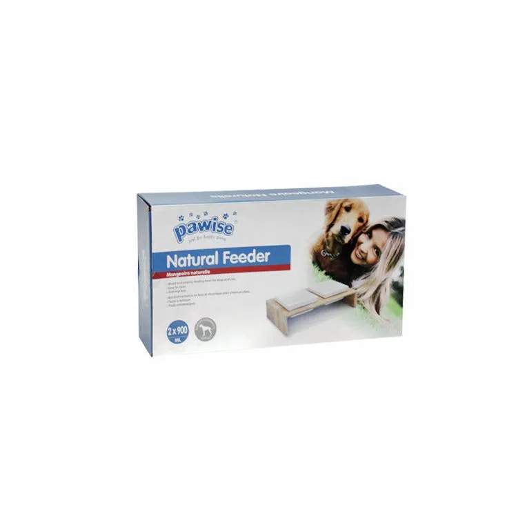 PAWISE  Natural Feeder  (2x400ml) Pets Qatar
