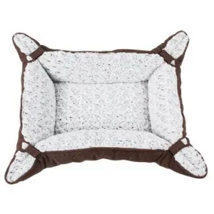 Pawise Pet Deluxe Bed Curly Brown Pets Qatar
