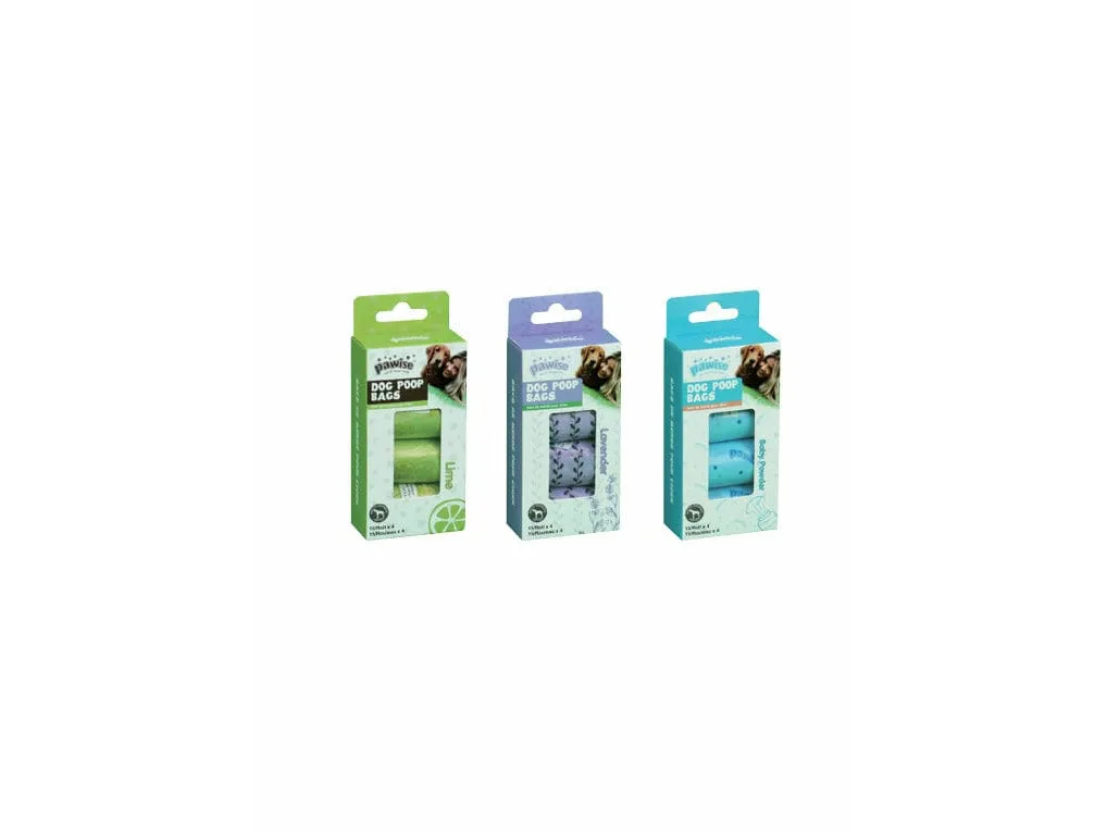 PAWISE poo bags spice 4rolls *15st-32*19cm Pets Qatar