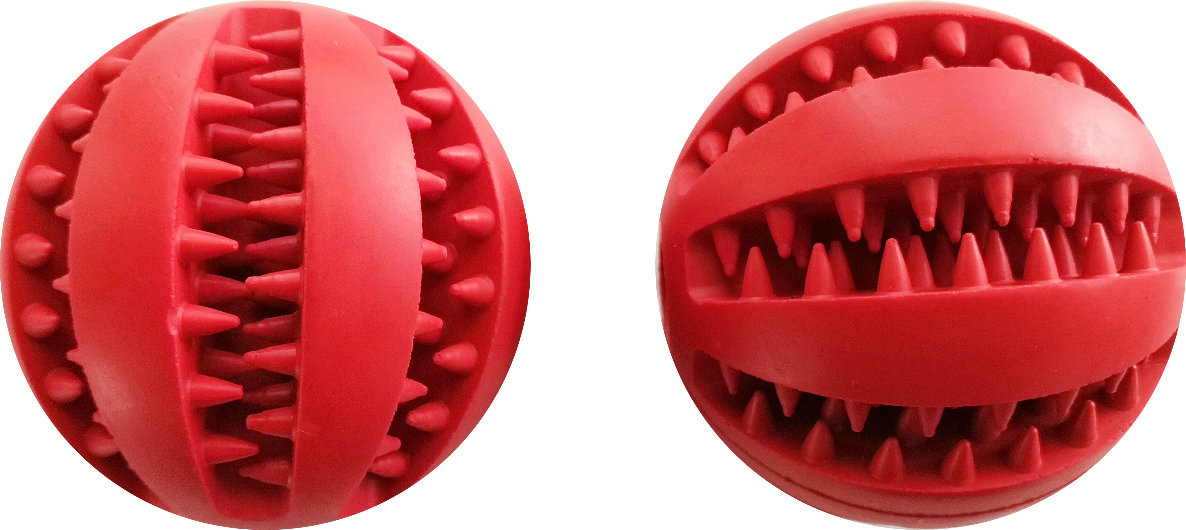 PAWISE  Rubber Ball Dog Toy (Red ,7.5cm) Pets Qatar