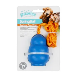 PAWISE  Rubber Ball With Rope Pets Qatar