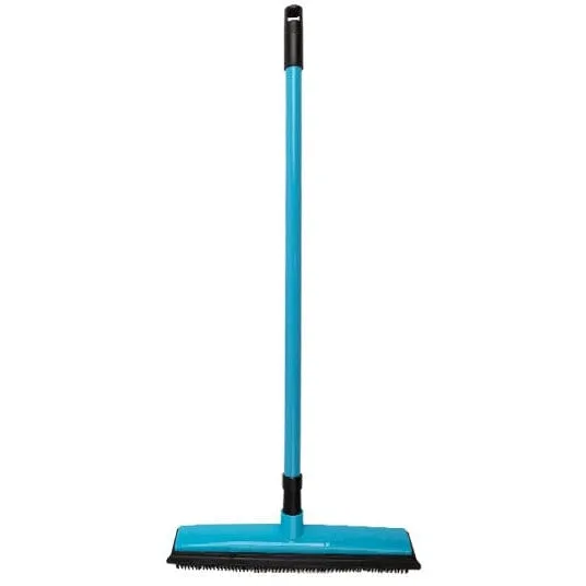 Pawise Rubber Broom  W/Adjustable  Handle Pets Qatar