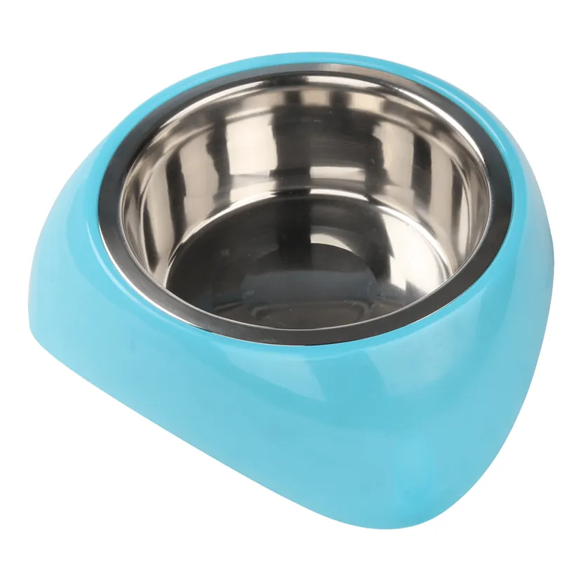 PAWISE stainless steel bowl w/plastic stand Pets Qatar