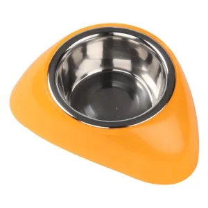 PAWISE stainless steel bowl w/plastic stand Pets Qatar