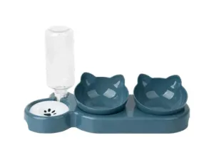 PAWISE Triple pet bowls Pets Qatar