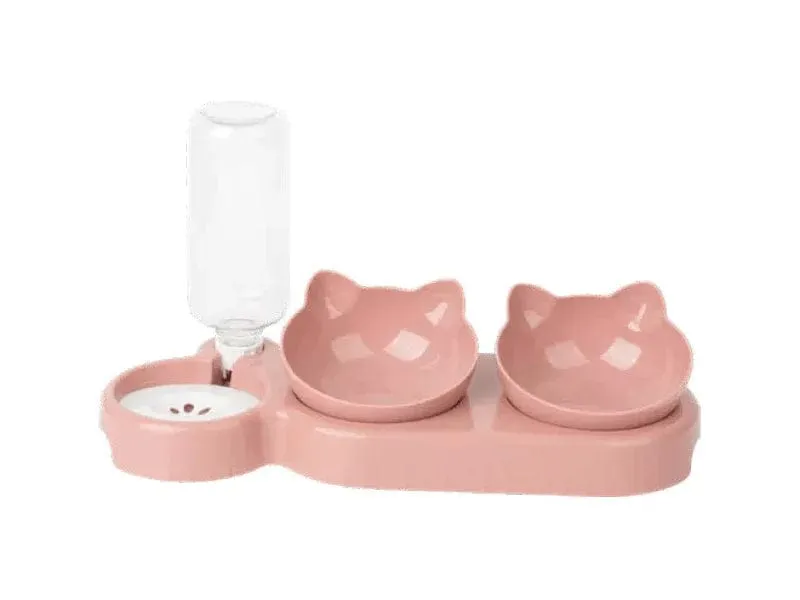 PAWISE Triple pet bowls Pets Qatar