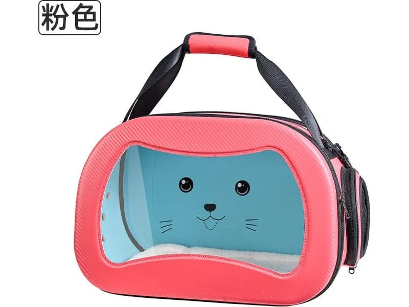 Pet Carrier PU 48X30X30cm Pets Qatar