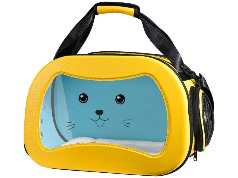Pet Carrier PU 48X30X30cm Pets Qatar