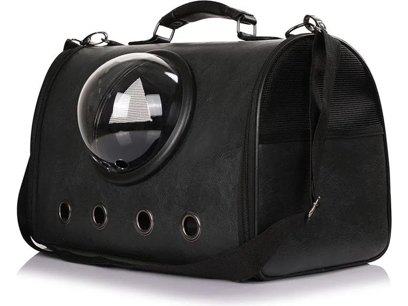 Pet Carrier PU  acrylic   polyester 44X26X31cm Pets Qatar