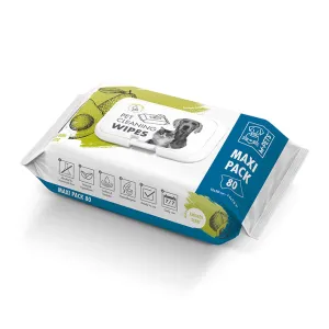 Pet Cleaning Wipes Avocado 20 X 15 CM - 80 Pcs Pets Qatar