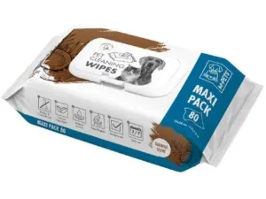 Pet Cleaning Wipes Coconut 20 X 15 CM - 80 Pcs Pets Qatar