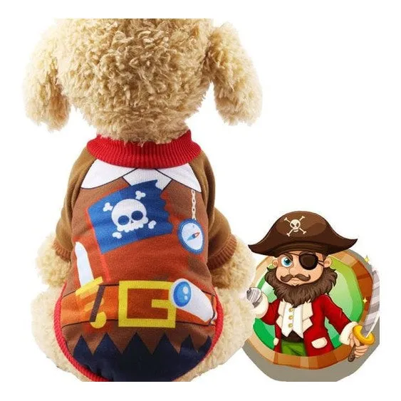 Pet Clothes Pirate Pattern Pets Qatar