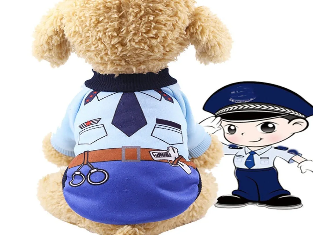 Pet Clothes Police Pattern Pets Qatar
