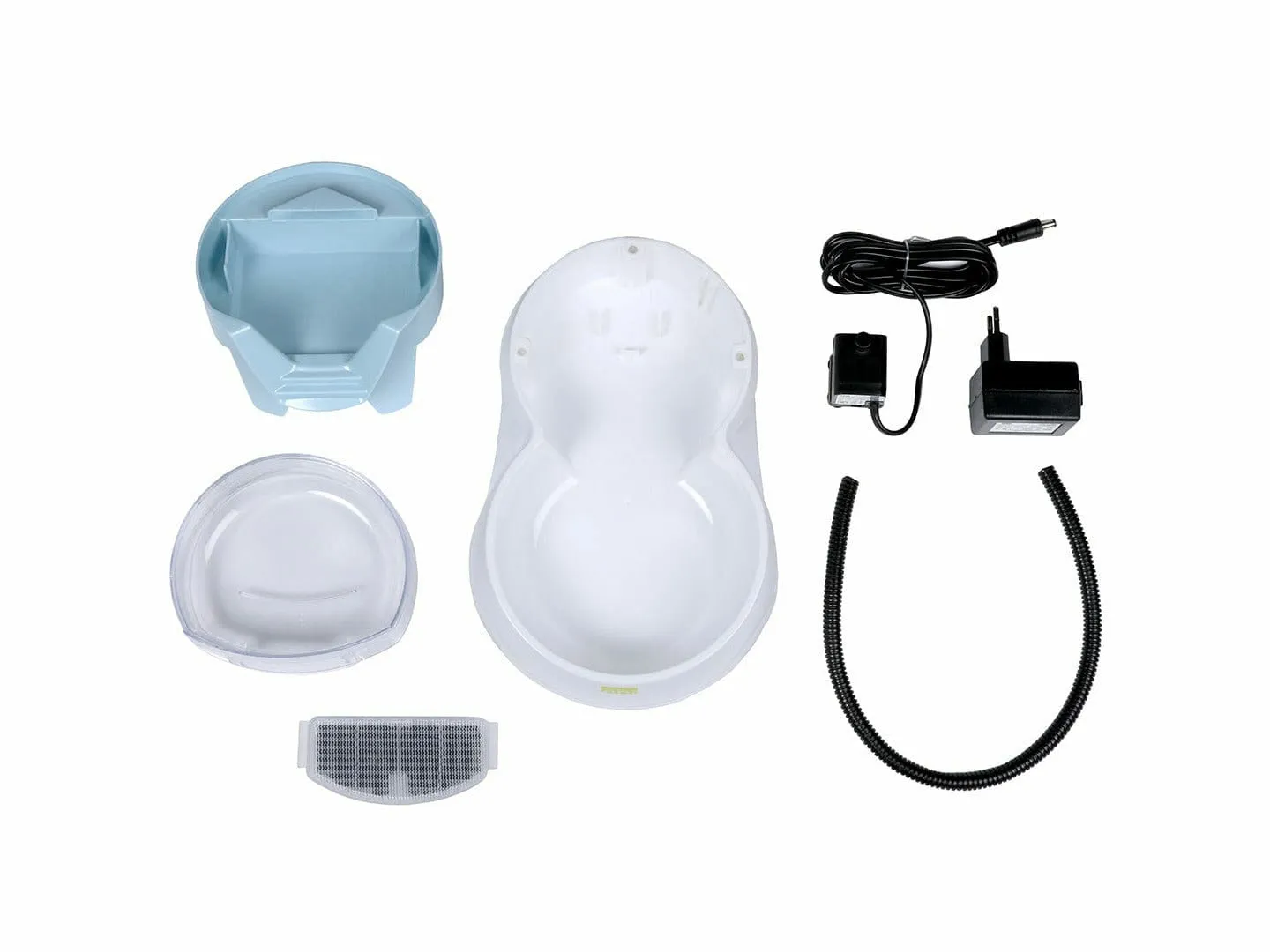 PET FEEDER 2IN1 28x19x17cm blue Pets Qatar
