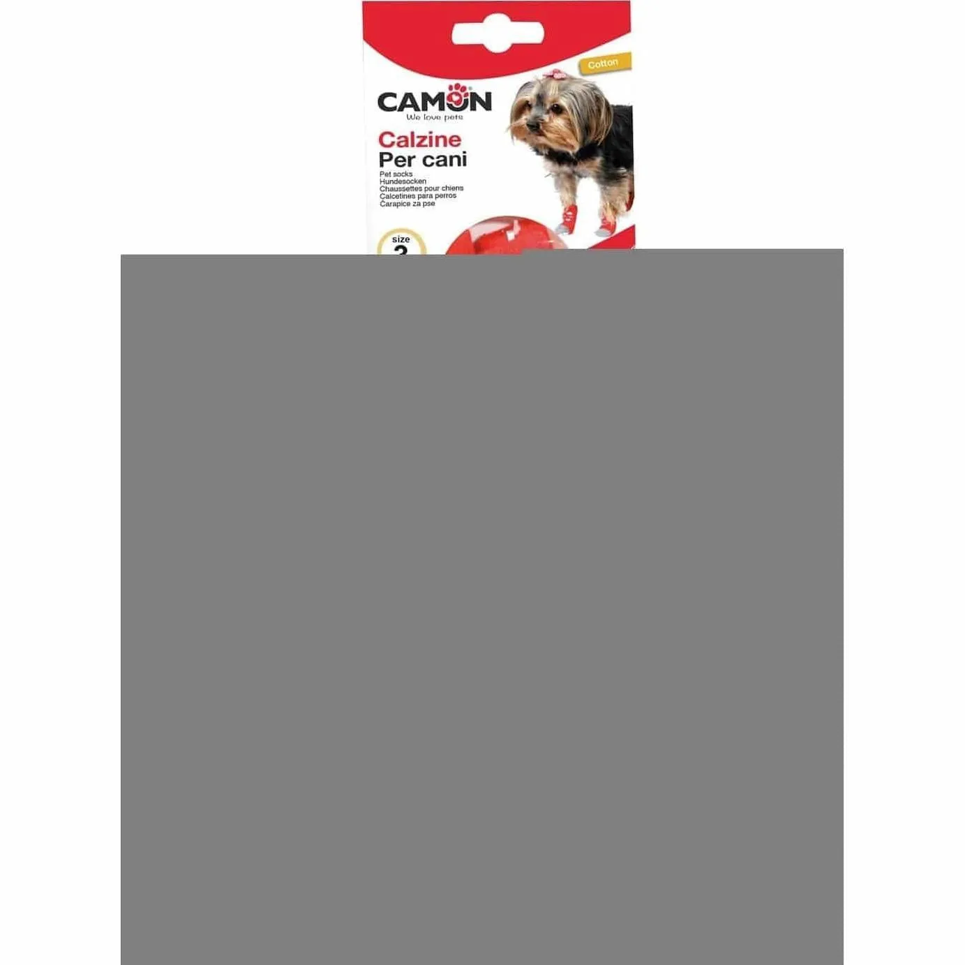 Pet socks -red- 3hearts- XL - size 4 Pets Qatar