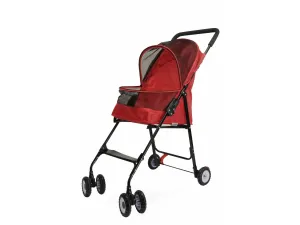 Pet Stroller Basic - Red Pets Qatar
