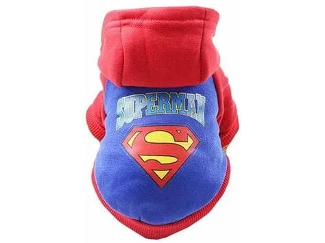 Pet Superman Hoodie Pets Qatar