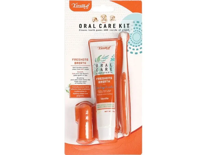 Pet Teeth Cleaning Set Vanilla Pets Qatar