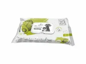 Pet Wipes 15 X 20 Cm - Avocado 40 Pcs White & Yellow Pets Qatar