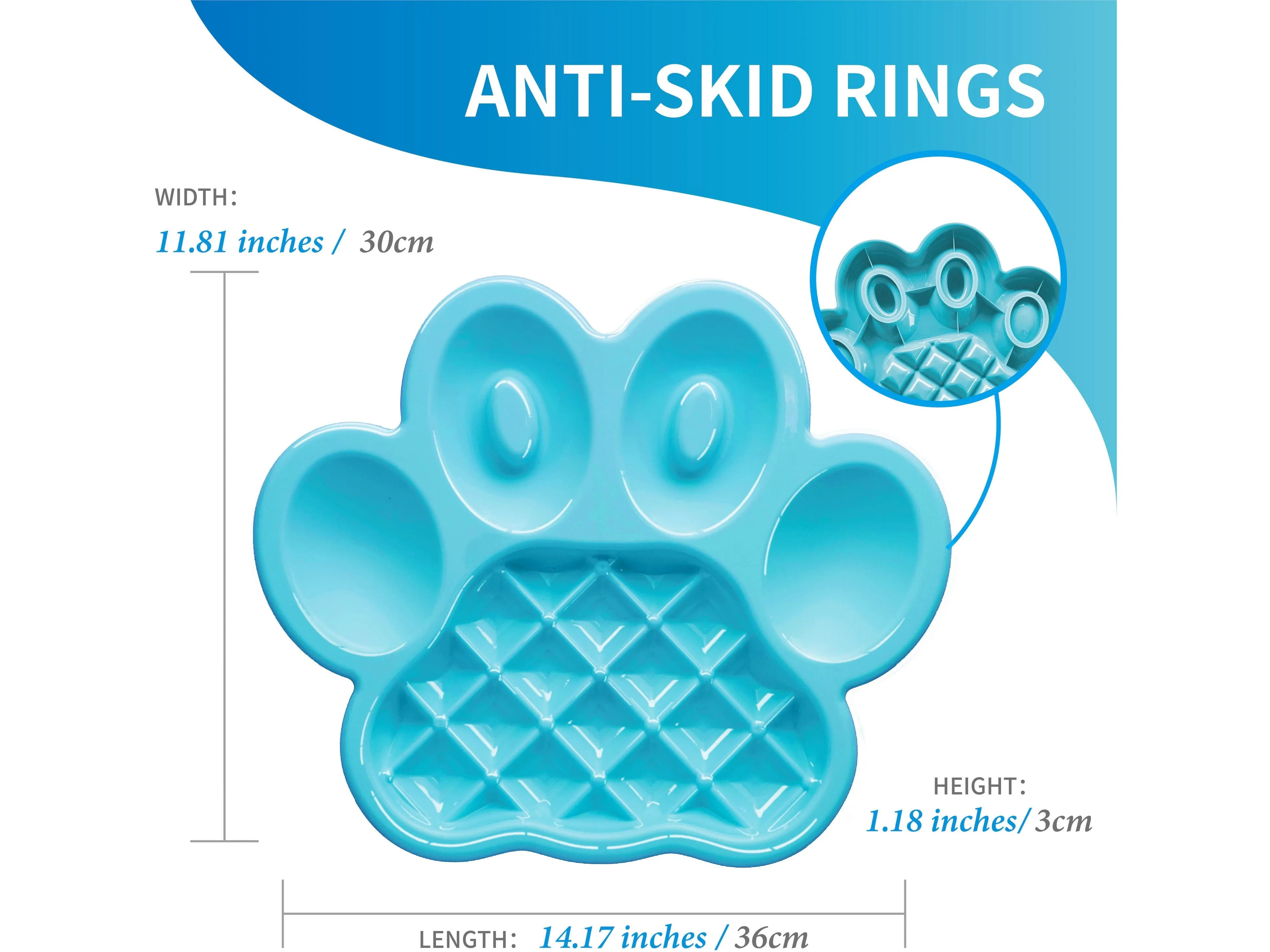 PetDreamHouse PAW Slow Feeder Blue Pets Qatar