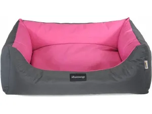 Petit Sofa Boston Gray   Fuchsia 65X50X22 Cm Pets Qatar