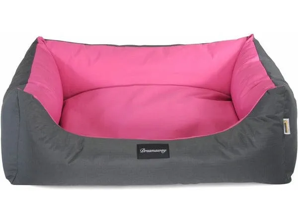 Petit Sofa Boston Gray   Fuchsia 65X50X22 Cm Pets Qatar