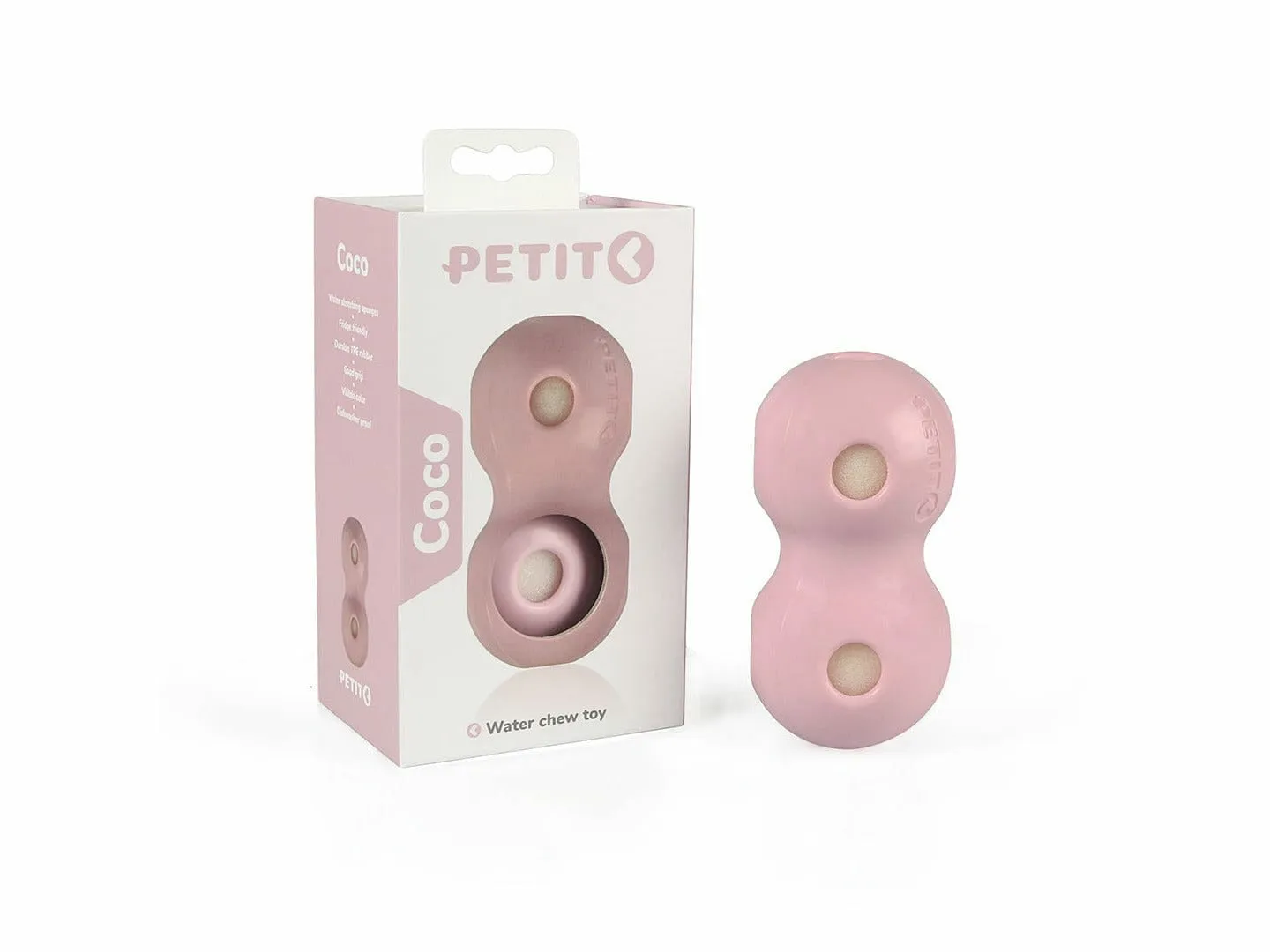 PETIT WATER CHEW TOY COCO 12x6x6cm pink Pets Qatar