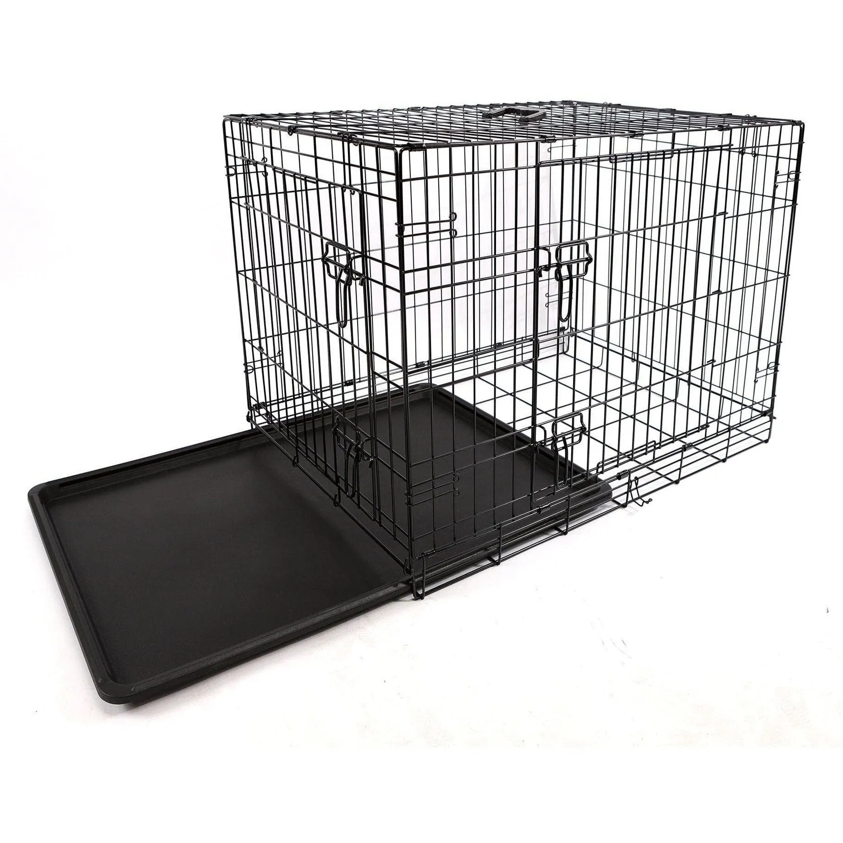 Plastic Tray for voyager wire crates Black Pets Qatar