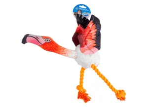 PLUCHE FLYING FLAMINGO 10x30x43,5cm mixed colors Pets Qatar